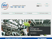 Tablet Screenshot of mvi-group.com